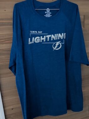 Fanatics Blue Tampa Bay Lightning Graphic Short-Sleeve Tee